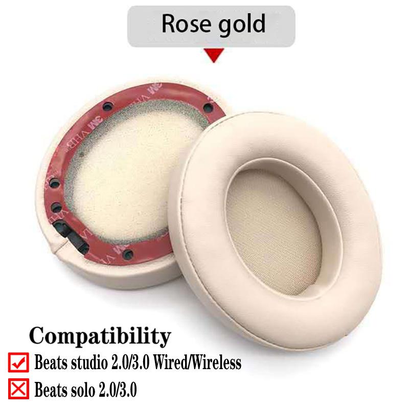 For Beats Studio Replacement Earpads Cushions Professional Customized Ear Pad Fits Studio 3 Wired/Wireless & Studio 2 Wireless