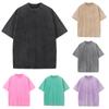 100% Cotton 230gsm Washed Old Craft Oversized T Shirt Big Size O-neck Oversized Men Tshirt Cool T-shirt Women Tee Shirts Tops
