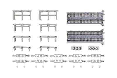 Базовый набор для модели железной дороги KATO N Gauge Double Track Slope Pier 23-048