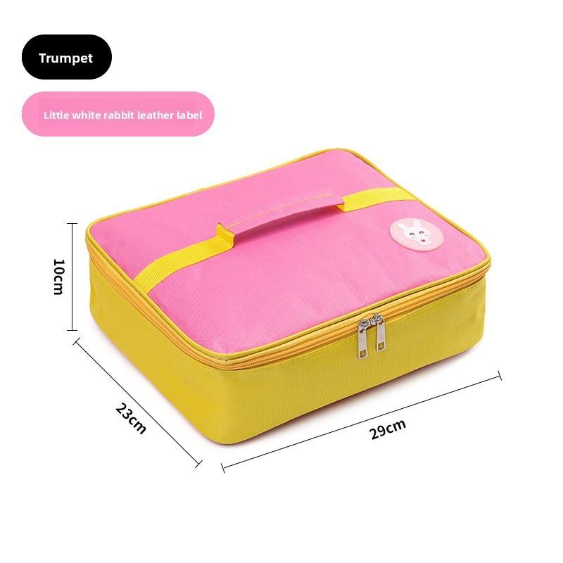 Insulated Lunch Box Carrier With Durable Oxford Cloth For Work And Daily Meals