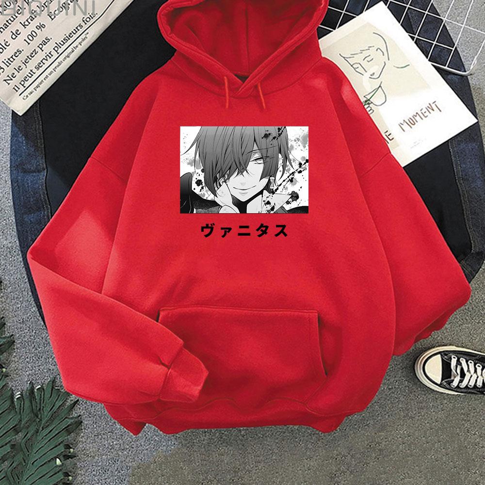 Толстовка с капюшоном Vanitas no Carte Comic Oversize Толстовка Wo Unisex Vintage The Case Study of Vanitas Hoodies Fashion Unisex Harajuku y2k Tops