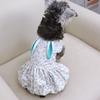 Стираемая юбка для собаки с кроличьими ушками, милое платье для собаки, практичная юбка принцессы для питомца, товары для питомцев