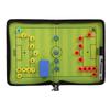 Bi-Fold Magnetic Tactical Board with Zippered PU Leather for Football & Basketball