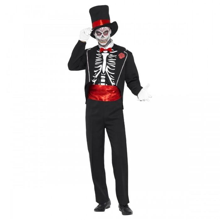 Smiffys Mens Day Of The Dead Costume Set