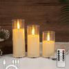 С пультом дистанционного управления Светодиодные беспламенные свечи Реалистичное мерцание Атмосфера Ночник Свадебная вечеринка