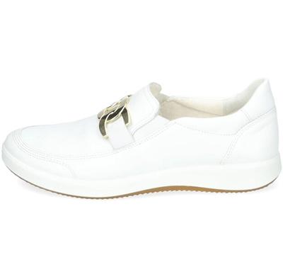 Женские слипоны Ara Roma sneaker glattleder белые 051068