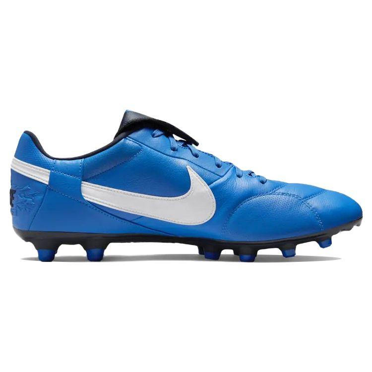 Nike Premier 3 FG Signal Blue Мужские кроссовки Obsidian White AT5889-414