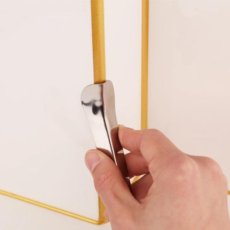 5Pcs Beauty Seam Construction Tool Set Floor Tile Grout Repair Steel Pressed Ball Stick Corner Angle Scraper Wall Gap Cleaner