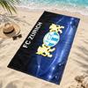 FC Zurich Microfiber Beach Towel Quick Dry Sand Free Lightweight Beach Towels for Travel Swimming Camping