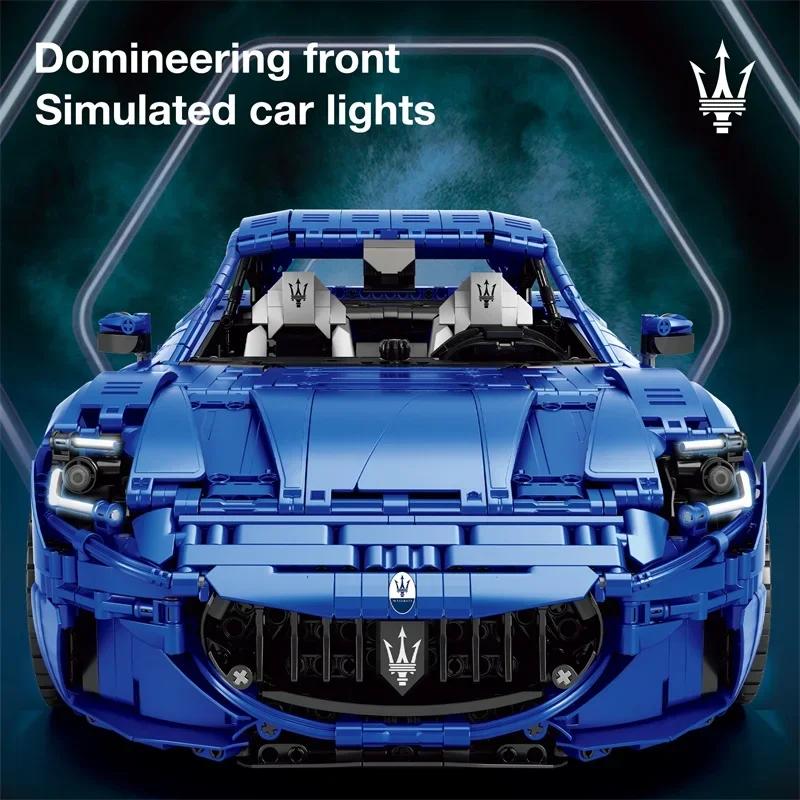 5480 шт. Конструктор Maserati GranTurismo Юбилейное издание 110 лет 1:8 Моделей Спортивных Автомобилей из Кирпичиков Настольное Украшение Детские Игрушки