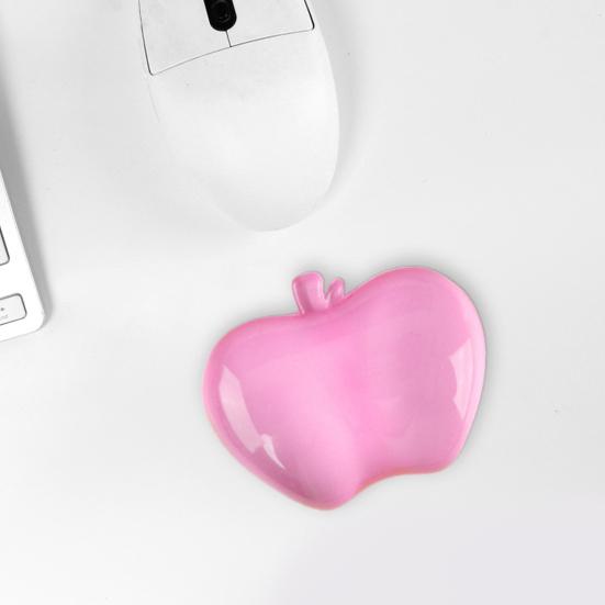 Ergonomic Wrist Guard Anti-Slip Transparent Design Creative Shape Silicone Elbow Pad Cushion Cute Clear Mouse Wrist Pad