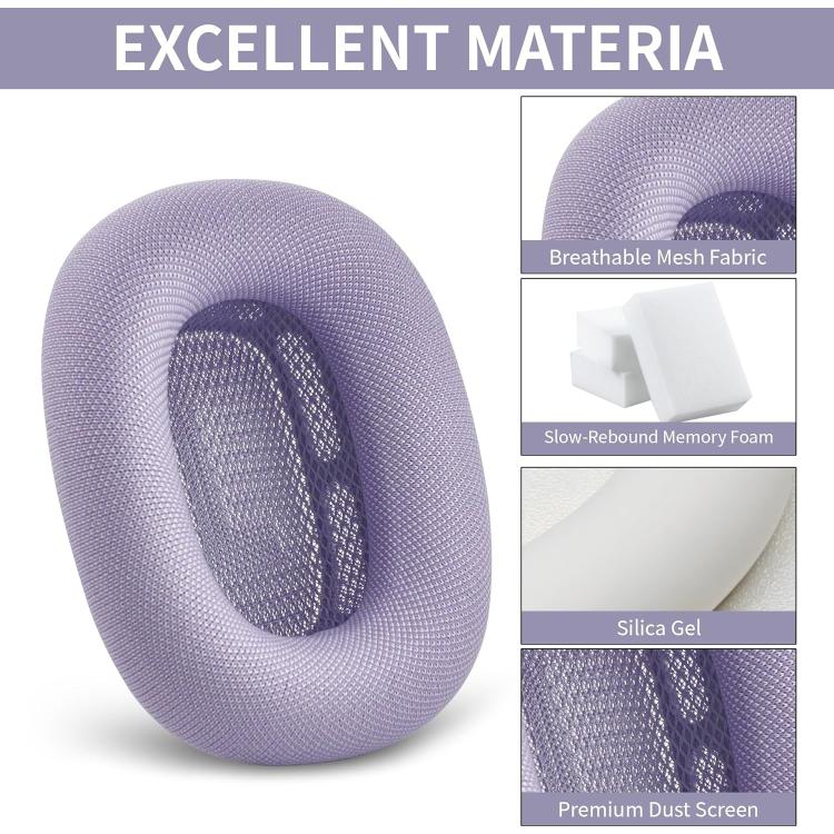 XDcase 1 Pair Mesh Fabric Magnetic Replacement Sponge Ear Pads