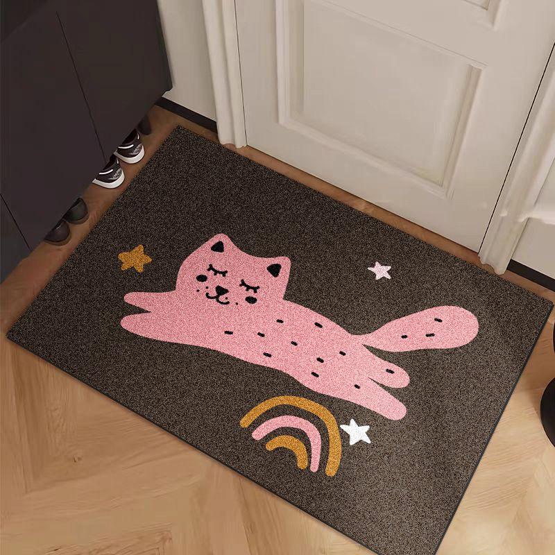 Sleeping Tiger Door Mat Animal Print Welcome Rug For Entryway Front Door Porch Indoor Outdoor Kids Room Pet Lover Decor