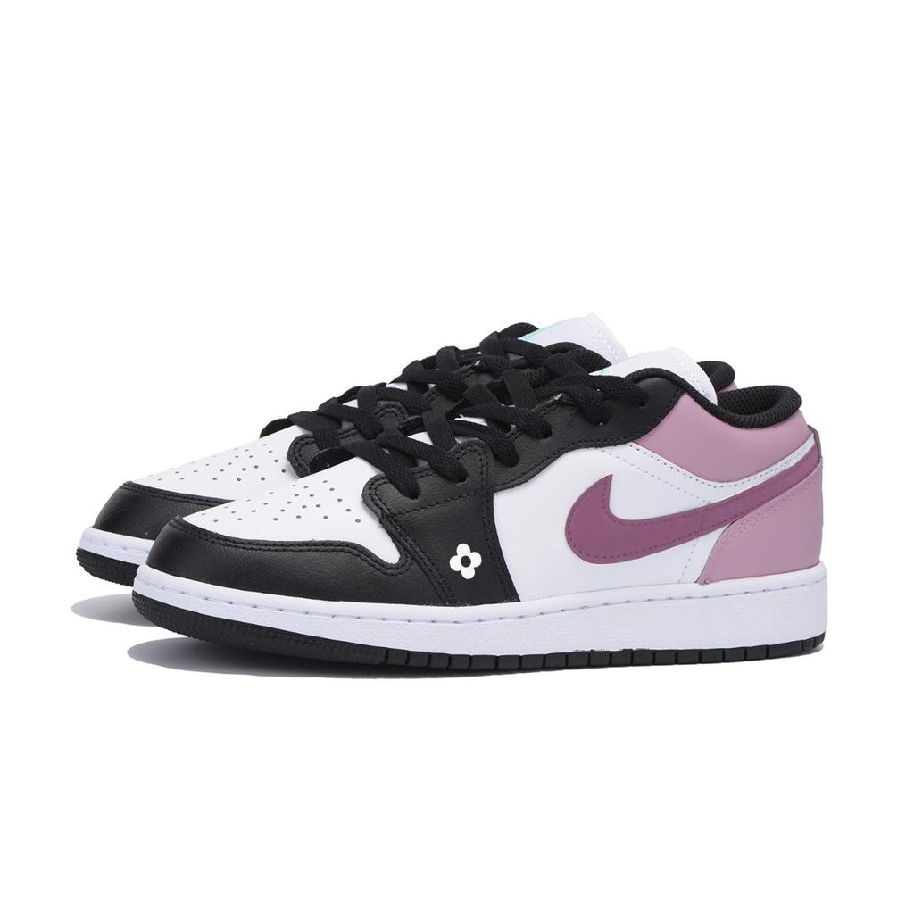 Jordan Air Jordan 1 Сладкий, Крутой И Винтажный, Специальная Коробка Для Обуви Низкие Винтажные Баскетбольные Кроссовки Мужские Белый Розовый 553558-131(Team85-AS-BOX)