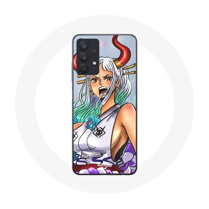Чехол - One Piece - Samsung Galaxy A32 5G - Мягкий - Аниме - Белый