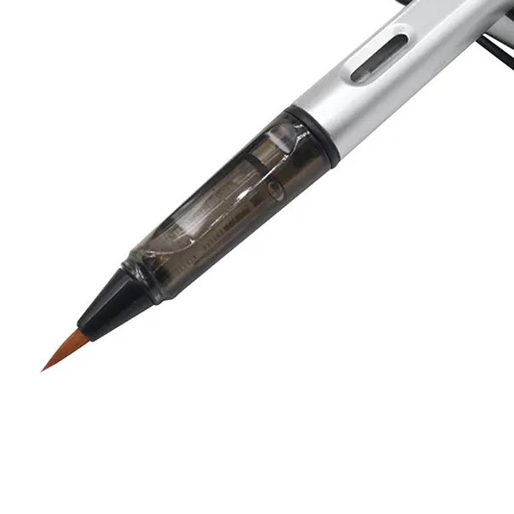 Кисть Перьевая ручка Чернильный мешок Кисть для письма Цвет Фонтанный стиль Ласка для волос Каллиграфия Маленькая обычная ручка-кисть для письма