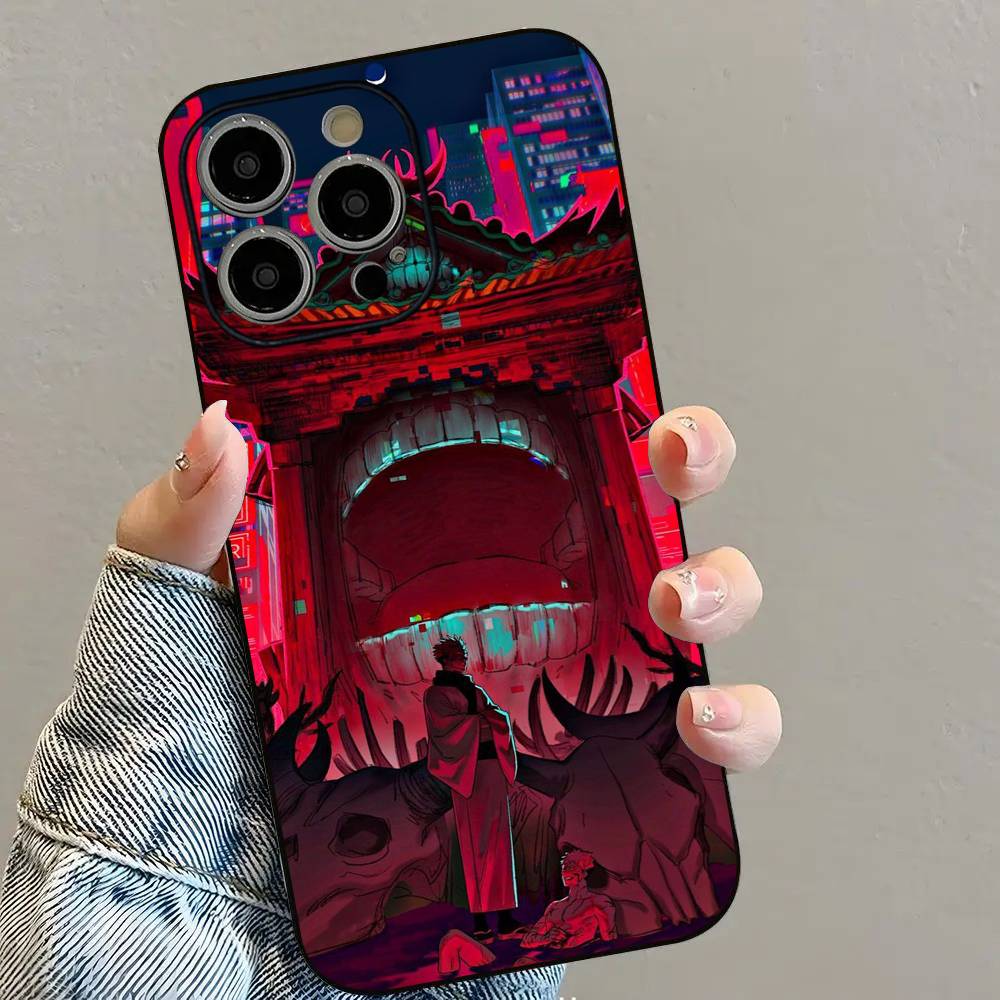 Чехол для телефона с аниме J-Jujutsu K-Kaisen для iPhone 16 15 14 13 12 11 PRO MAX PLUS Mini, мягкий ТПУ, приятный для кожи