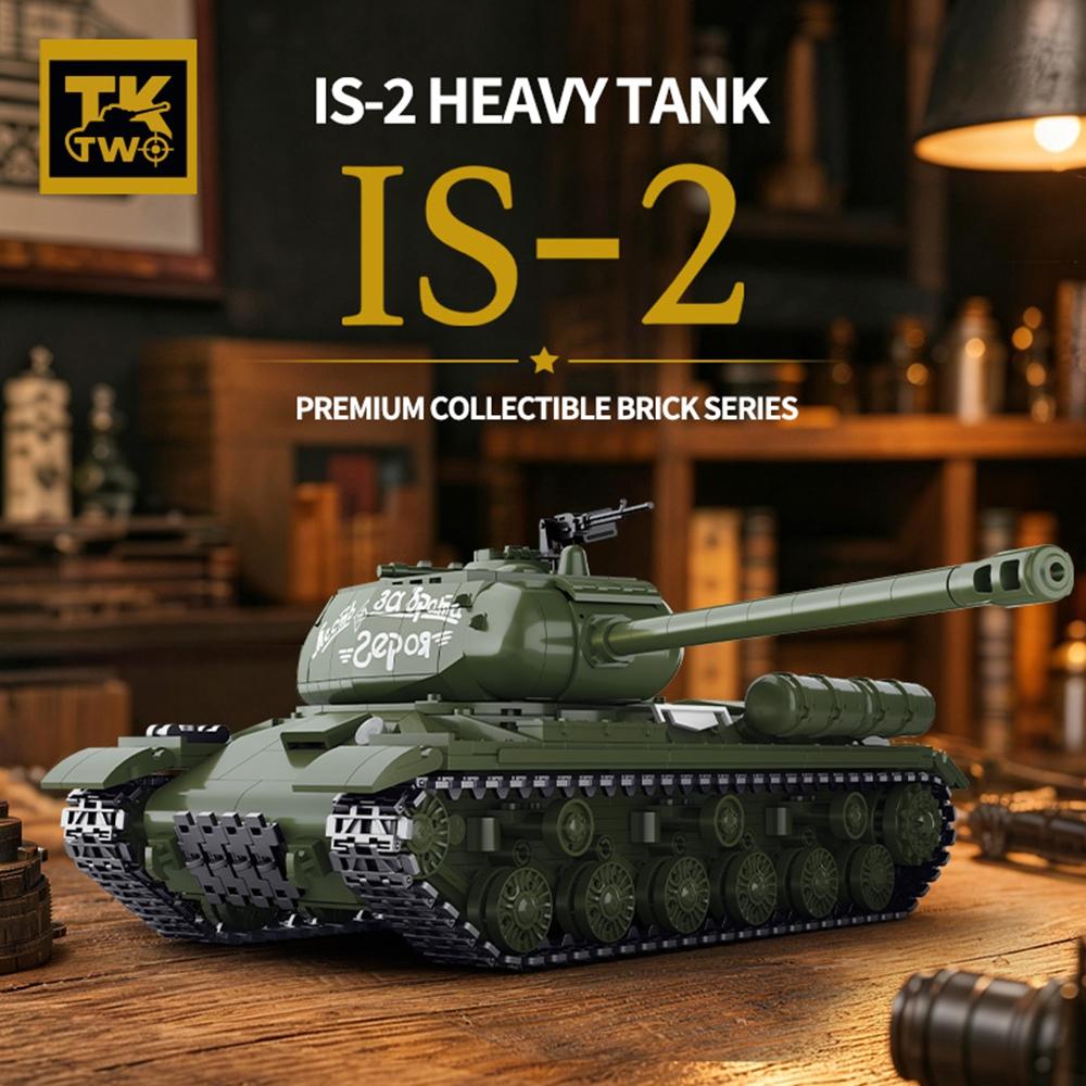 ТЯЖЕЛЫЙ ТАНК ИС-2 Танк Пантера Тигр II Игрушка Головоломка Серия Развитие MOC Коллекционная Модель Танка Сборная Модель Подарок на День Рождения