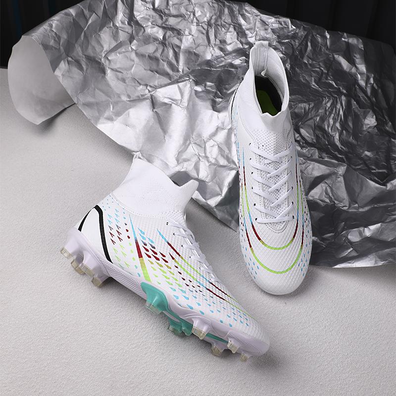 2024 Мужские футбольные бутсы большого размера Сверхлегкие футбольные бутсы для мальчиков Кроссовки Нескользящие футбольные бутсы AG/TF Ботильоны унисекс