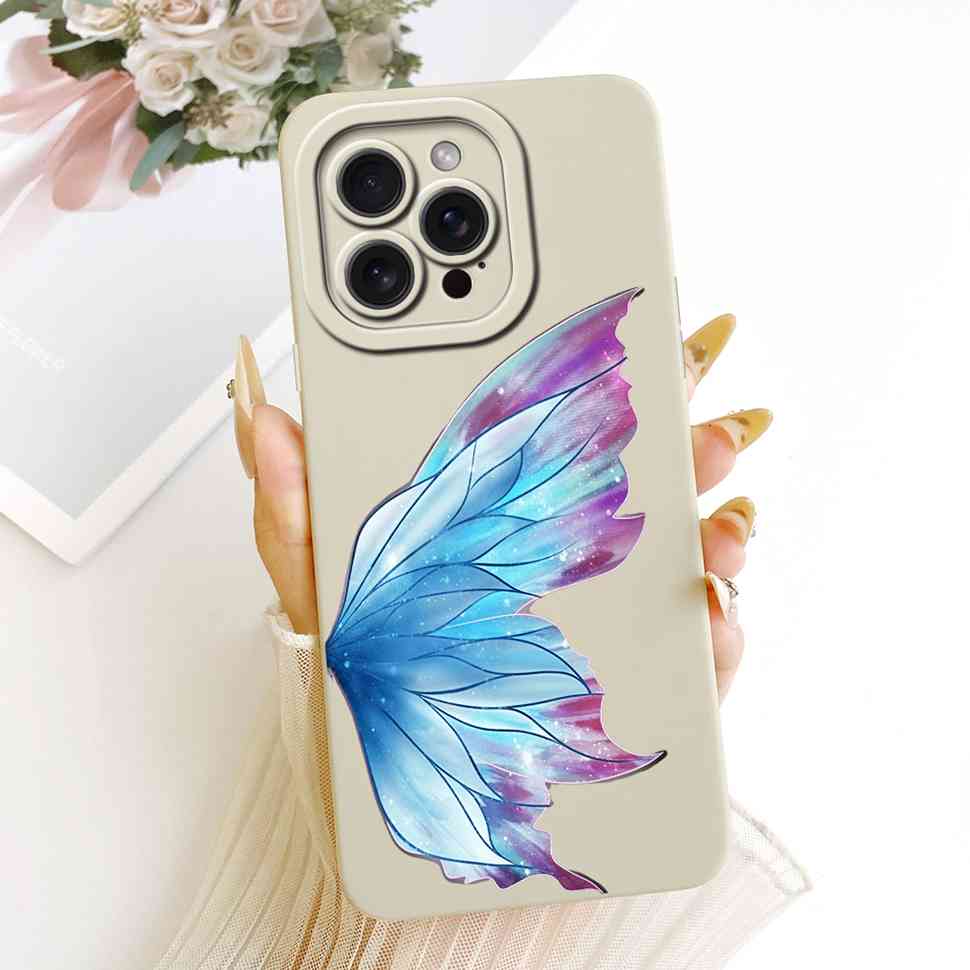 Для iPhone 14 Pro A2890 A2650 Чехол Новый Дизайн Расписные Цветы Мягкий Силиконовый Чехол Для iPhone 14Pro A2889 A2892 Корпус Телефона