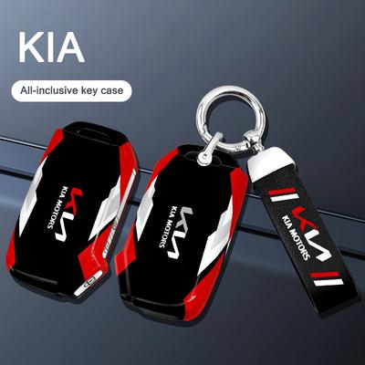Новый держатель-чехол для корпуса автомобильного ключа из цинкового сплава для Sportage R GT Stinger Sorento Ceed Cerato Forte Niro Soul Telluride Аксессуары