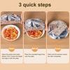 30/50Pcs Repeatable Aluminum Foil Insulation Cover Elastic Heat-Resistant Food Covers for Kitchen