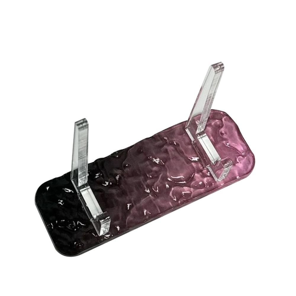 Water Ripple Display Easels Rack Clear Acrylic Plate Holder Stand Durable Picture Frames Holder