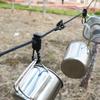 На открытом воздухе 5-метровая подвесная веревка с крючками, универсальная линия одежды для кемпинга, походов и походов