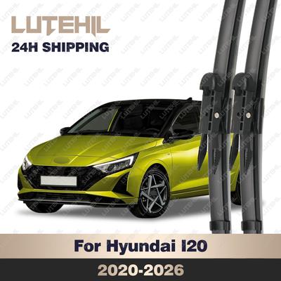 Для Hyundai i20 BC3/BI3 2020-2026 2021 2022 2023 2024 2025 Дворники Передние щетки стеклоочистителя Лобовое стекло Окно Щетка 24"+16"""