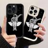 JT31 Астронавт Первый Человек На Луне Посадка Телефон для для iPhone 17 Pro Max Samsung S26 A17 A16 A07 Xiaomi 15T Redmi Note 14 Pro Plus Мягкий ТПУ Чехол Покрытие