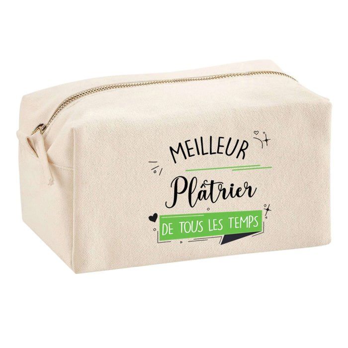 Trousse multifonction Meilleur Plâtrier de tous les temps Cadeau Idée Personnalisé Original | Trousse Scolaire Fournitures Bureau