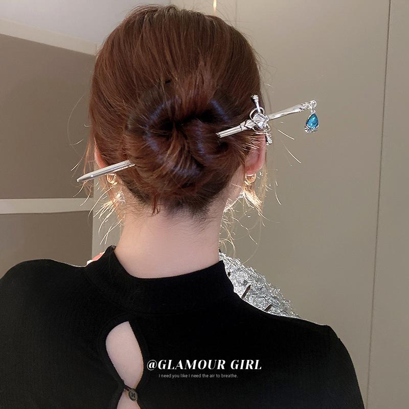 Палочки для волос, винтажные для женщин и девочек, сделай сам, простая прическа в китайском стиле, дизайн, держатель для хвоста, аксессуары для волос, ювелирные изделия