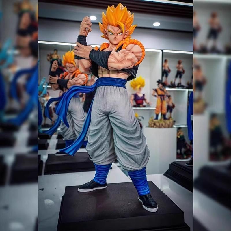 Статуя Jt Dragon Ball 53см 2% Двойной Король Веггетто Гогета Фигурки Действия GK Модель Украшение Коллекция Подарок Мальчику на День Рождения