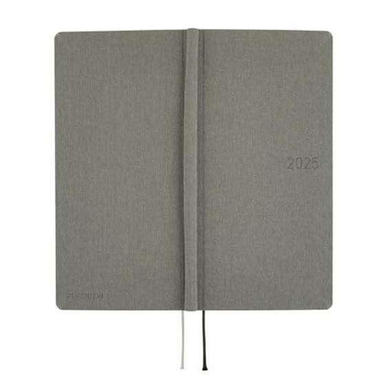 Hobonichi Techo 2025 Weeks Colors Smoke Gray April Start Weekly Planner Left Slim Vertical