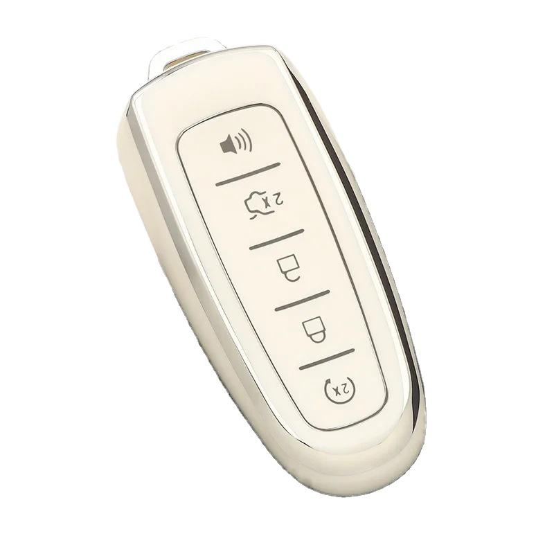 FOR Ford Premium TPU Luxury High Quality Car Key Case with Multi Colors Essential Protection for Focus Fiesta Key Accessories