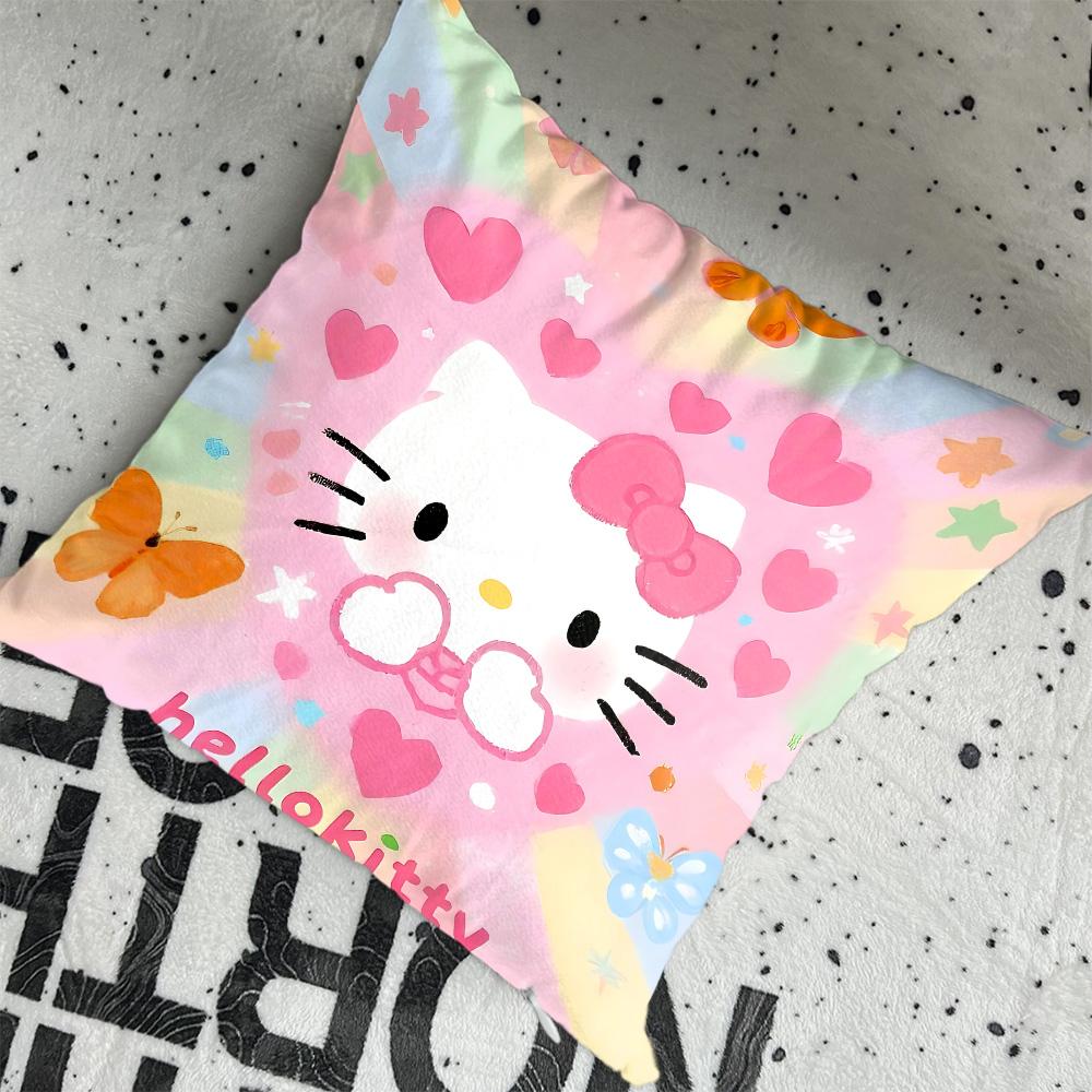 Подушки Kawaii H-Hellocats Подушки Декоративная подушка 45X45 Наволочка Домашний декор Гостиная Нордический Еще Чехлы для дивана