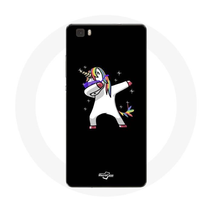 Чехол для Huawei P8 DeadPool единорог