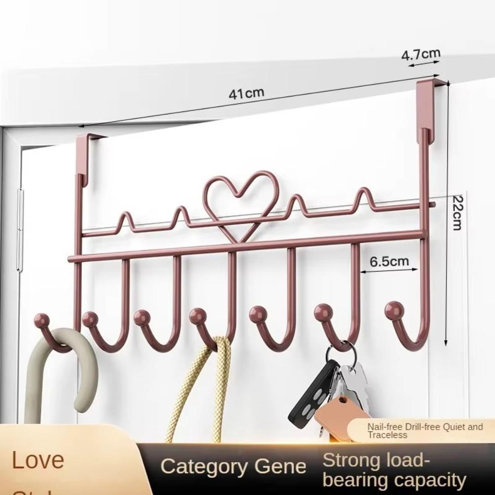 No Punch Home Storage Rack Universal Door Hooks New Coat Rack