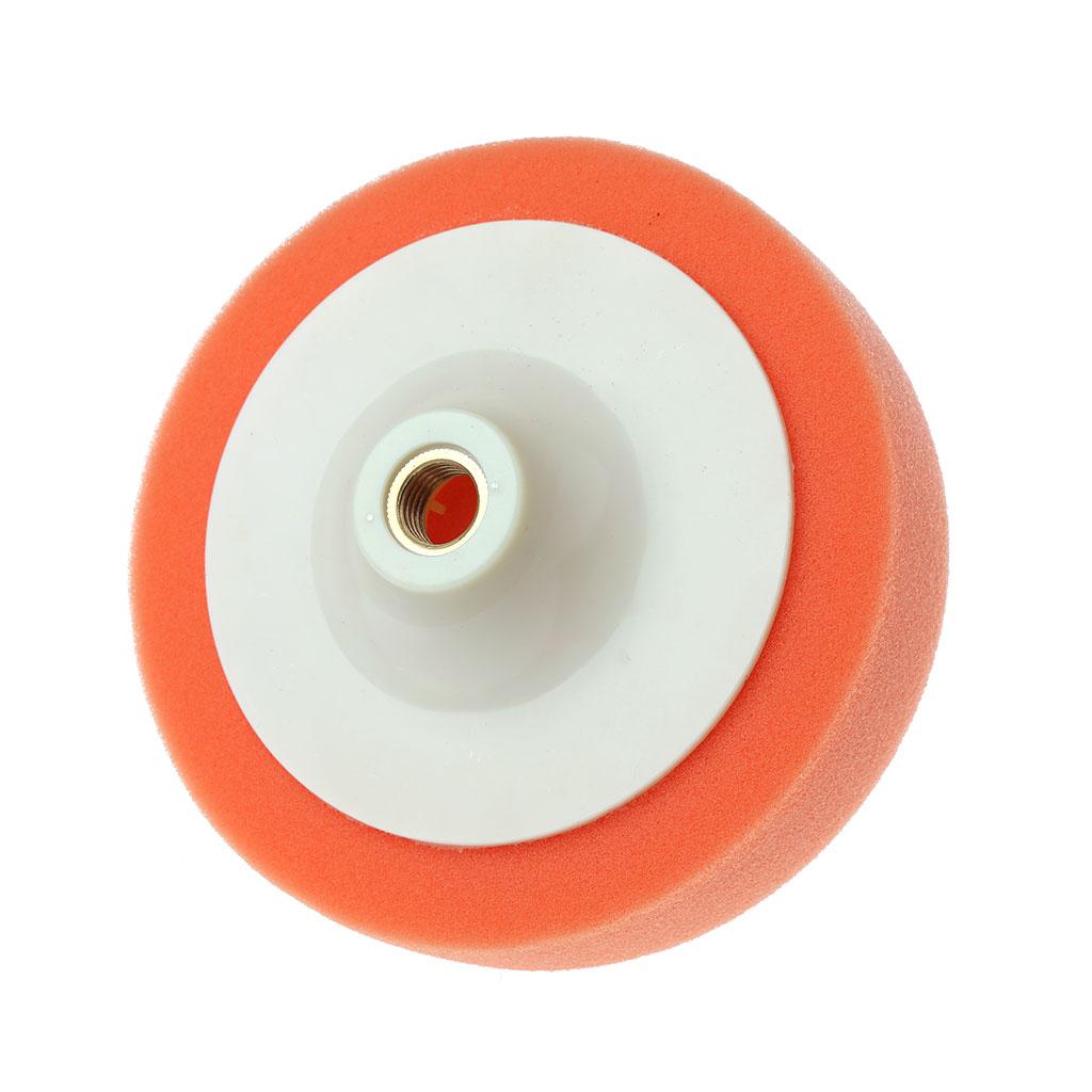 6 Inch 15cm Auto Car Polishing Buffing Polishing Pad Sponge Wheel Waxing Orange