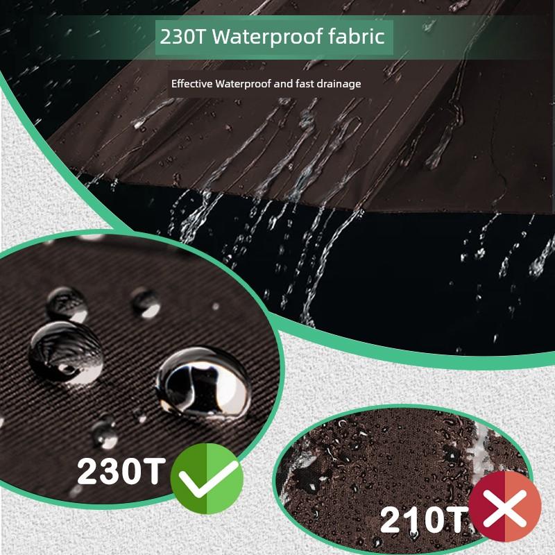 Automatic Umbrella Large Folding Umbrella Reinforced Thick Windproof Rain and Rain Dual-Use for Both Male and Female Foreign Trade Original Order