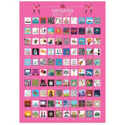 Скретч-постер Фотообои Украшение стен Цветная печать Постер для подарка на стену