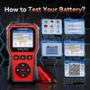 2026 KONNWEI KW331 Car Battery Tester 6V 12V 24V Voltage Detection Tool with Cloud Printing for Fault Data Report