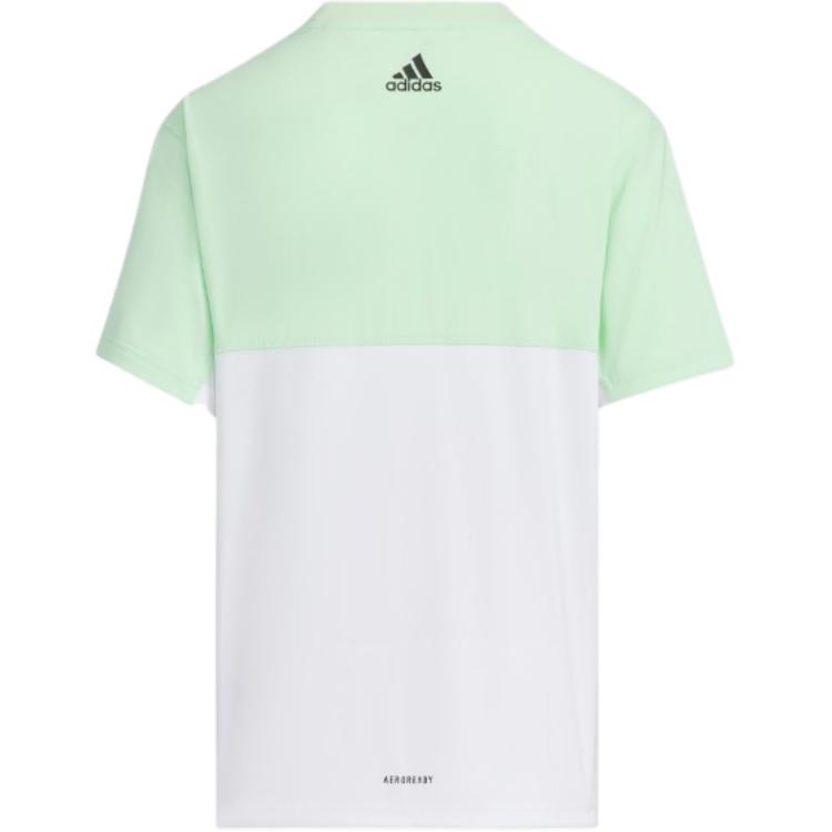 adidas Футболка Белый/Ярко-желтый Детская JI9785