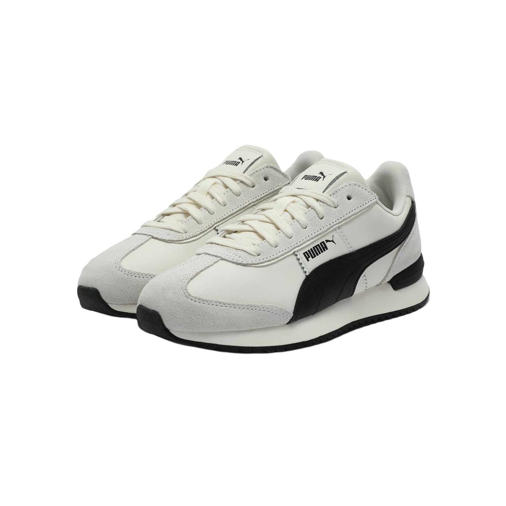 Puma R78 Retro Comfortable Versatile Shock Absorbing Lightweight Low Top Lifestyle Casual Shoes Unisex Casual Shoes White Black 402241-01