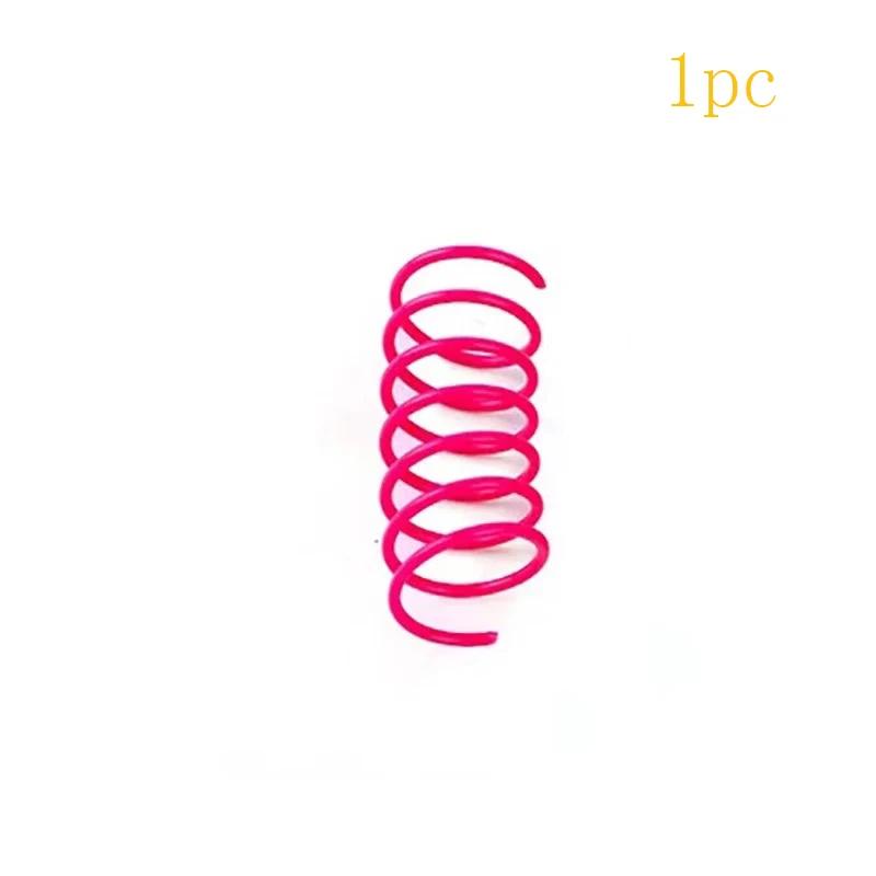 Colorful Cat Spring Toys Durable Plastic Coil Spiral Springs for Kitten Interactive Play 4/20PCS