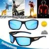 1pc Cycling Polarized Eyeglasses Trendy Men Outdoor Sports Mountain Bicycles Windproof Travel Moto Car Drivers Sun Glasses Eyewear