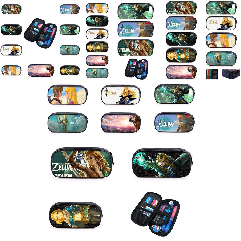 Пенал мультяшный Легенда о Зельде Королевство слез Прочный и дышащий полиэстеровый материал