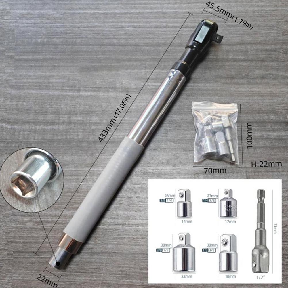 Automatic Extension Wrench Multi-Function Cordless Electric Ratchet Wrench Lightweight Electric Extension Wrench Car Repair Tool