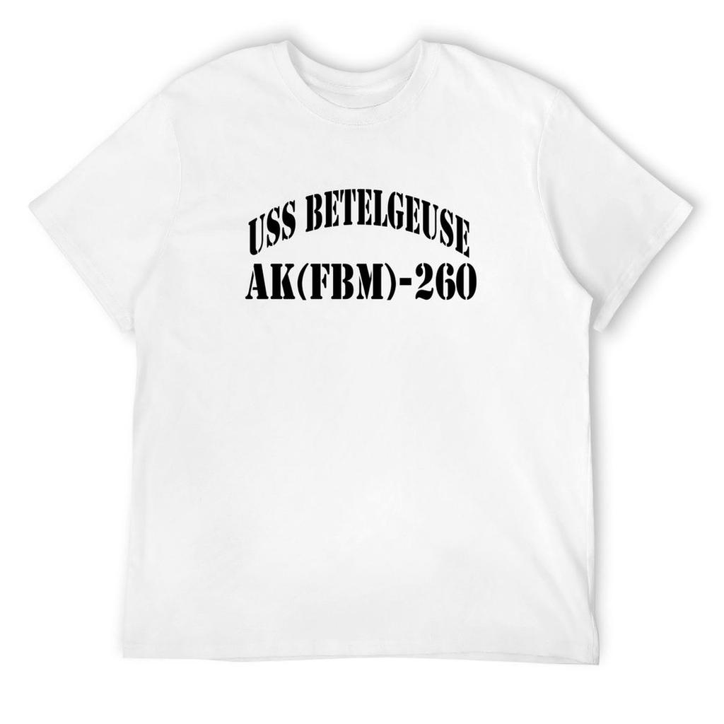 USS BETELGEUSE (AK(FBM)-260) SHIP'S STORE T-Shirt rapper graphic tees cotton graphic tees anime custom t shirt anime shirts men