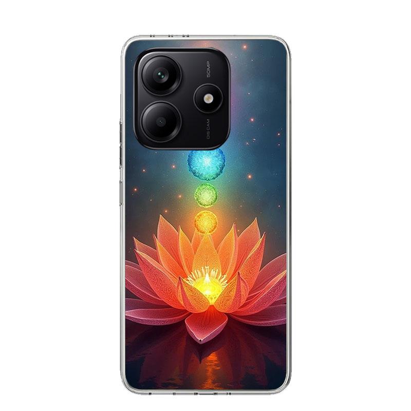 Чехол для телефона Yoga Chakra Spiritual Energy Universe для Xiaomi Redmi Note 15 14 13 12S 12 Pro Plus 11S 11E 11 11T 10S 10 Арт Мягкий P